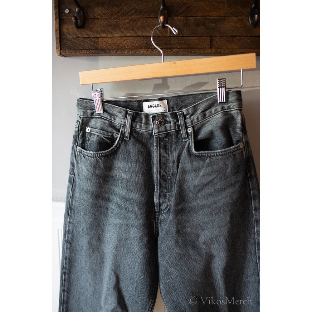 AGOLDE 90'S PINCH WAIST HIGH RISE STRAIGHT UNDERGROUND NEW - Picture 5 of 7